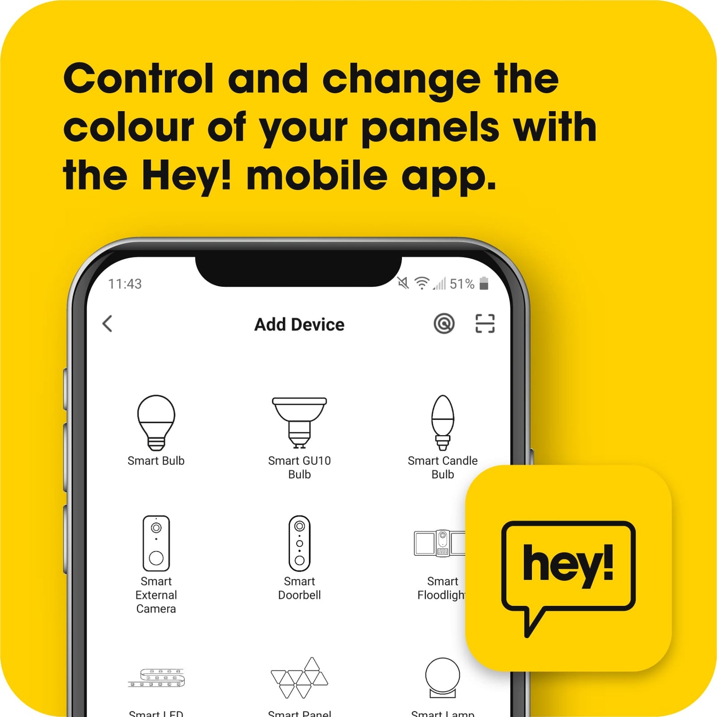 Smart LED Light Panel Kit