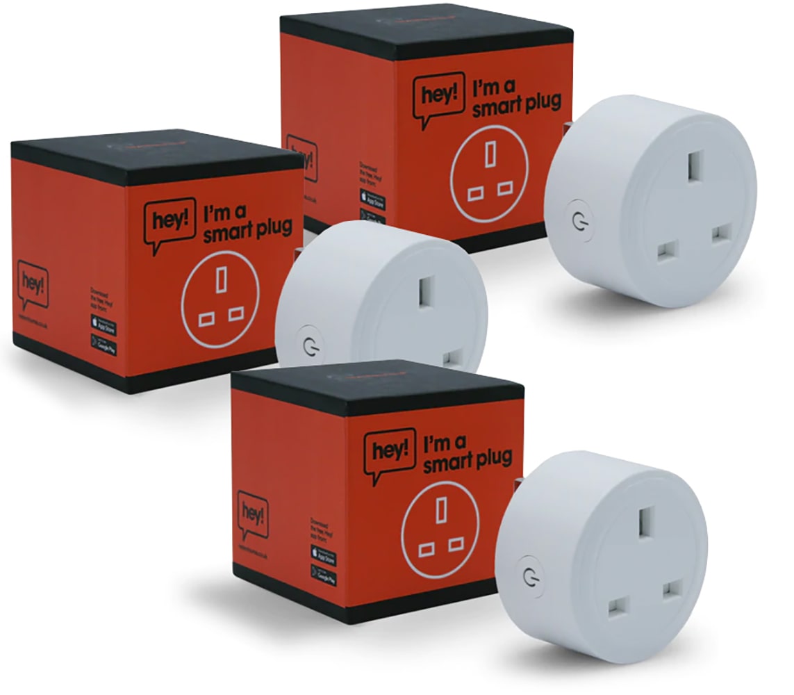 Smart Plug - Energy Saving Plug (13A / 230V) Works With Alexa/Google – Hey!  Smart Home